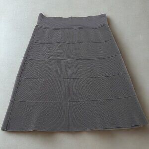 Cache Women’s Dark Gray Bandage Skirt – Size Small Rayon Blend